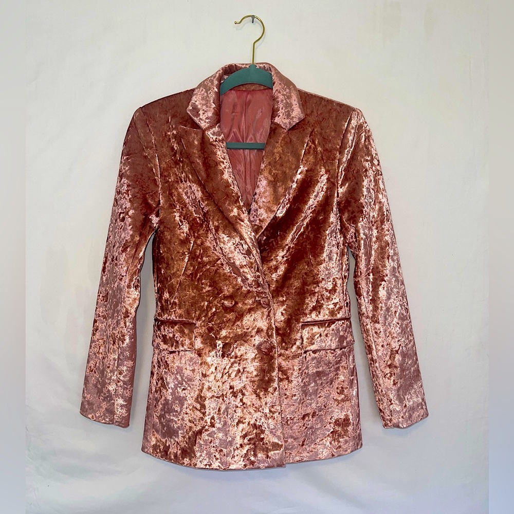 Topshop Velour Suit